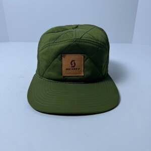 SCOTT Sports Quilted Insulation 5-Panel Hat with Ear Flaps - Olive Green